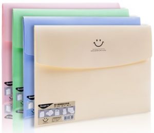 FILE NGANG MẶT CƯỜI NÚT DÁN A4 GUANGBO 9037
