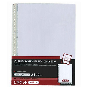 Sơ mi  lỗ A4  Plus Dày 372A