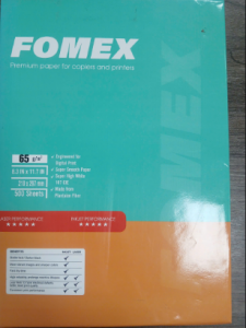 Giấy A4 Fomex 65gsm