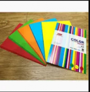 Bìa trộn A4 5 màu Duy Hưng( 100 tờ/tập)