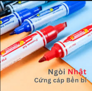 Bút dạ lông dầu Queen PM01 (Màu xanh,đỏ,đen)10c/hộp