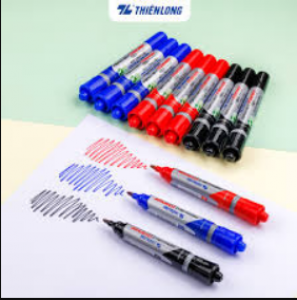 Bút dạ lông dầu TL PM09 (Màu xanh,đỏ,đen)10c/hộp