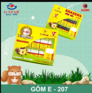 Tẩy Gstar E207 Trắng (30v/h)