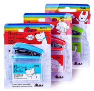 Dập ghim No10 Deli mini 0253 (bỏ túi)/ 15 tờ